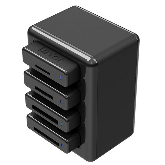 Der USB-3.0-Reader-Hub mit vier Anschlüssen kostet 74,99 Euro (UVP). Der USB-3.0-Reader-Hub mit vier Anschlüssen kostet 74,99 Euro (UVP).