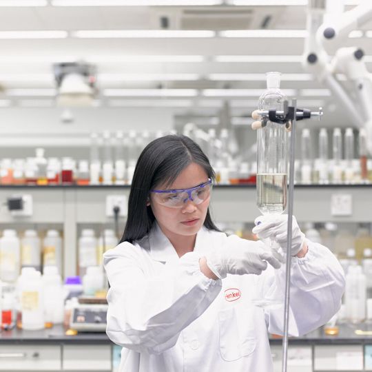 Henkel operations and lab in Shanghai, PR China, where the company opened the Henkel world’s largest adhesives factory Henkel operations and lab in Shanghai, PR China, where the company opened the Henkel world’s largest adhesives factory
