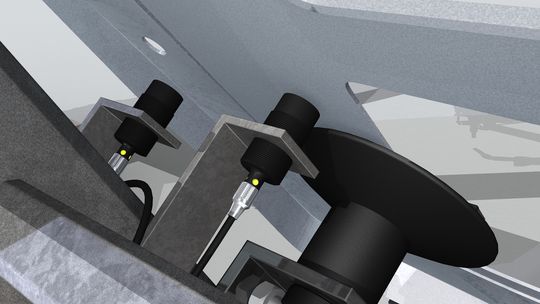 Bauteileerkennung: Gerade in der Automobilindustrie, speziell im Rohbau, spielt der Reduktionsfaktor-1-Sensor seine Stärken – wie die generelle Schweißfestigkeit aus. Bauteileerkennung: Gerade in der Automobilindustrie, speziell im Rohbau, spielt der Reduktionsfaktor-1-Sensor seine Stärken – wie die generelle Schweißfestigkeit aus.