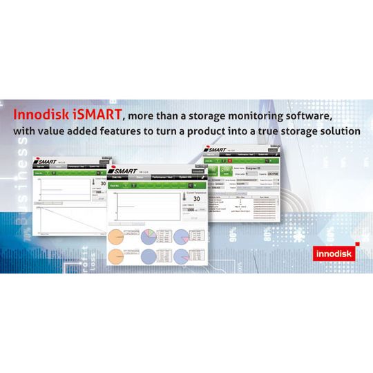 iSMART 3.2 bietet Innodisk zufolge klare und einfach zu verstehende Hinweise, Kennziffern, Tabellen und Grafiken, die es Systemintegratoren und Anwendern ermöglichen, den Zustand von Laufwerken zu prüfen und Leistung, Temperatur und die freie Kapazität auf einen Blick zu erfassen. iSMART 3.2 bietet Innodisk zufolge klare und einfach zu verstehende Hinweise, Kennziffern, Tabellen und Grafiken, die es Systemintegratoren und Anwendern ermöglichen, den Zustand von Laufwerken zu prüfen und Leistung, Temperatur und die freie Kapazität auf einen Blick zu erfassen.