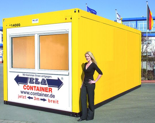 Ein Container mit einer Breite von 3 m – ein neues Raumwunder. Ein Container mit einer Breite von 3 m – ein neues Raumwunder.