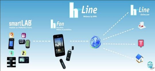 Alles im Blick: In der elektronischen Gesundheitskte hLine-Online.com laufen alle Vitalparameter zusammen.