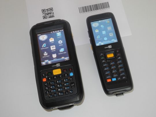 Die beiden Modelle CipherLab 9200 und CP60. Die beiden Modelle CipherLab 9200 und CP60.