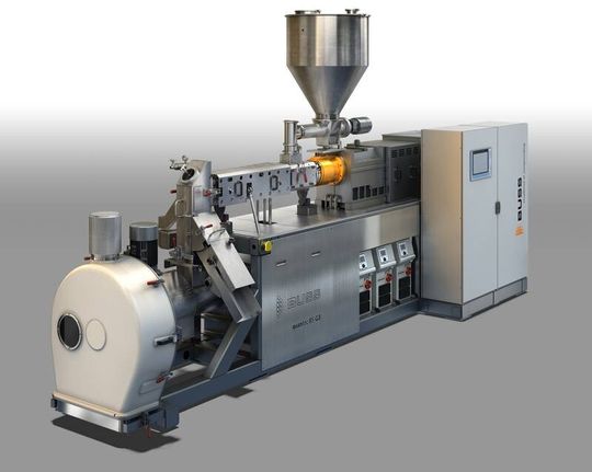 Die quantec G3 für das Aufbereiten von PVC setzt neue Massstäbe bei der Durchsatzleistung. Die quantec G3 für das Aufbereiten von PVC setzt neue Massstäbe bei der Durchsatzleistung.