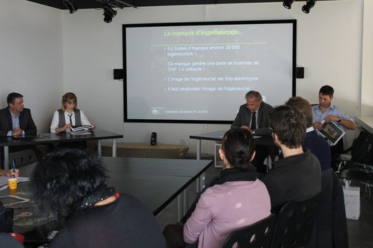 Conférence de presse de lancement du projet Boost'Ing. Conférence de presse de lancement du projet Boost'Ing.
