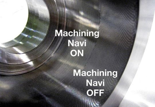 Mit der Intelligent Technology Machining-Navi zerspanen Anwender immer mit der optimalen Drehzahl für perfekte Schnittbedingungen mit entsprechend besserer Oberflächenqualität. Mit der Intelligent Technology Machining-Navi zerspanen Anwender immer mit der optimalen Drehzahl für perfekte Schnittbedingungen mit entsprechend besserer Oberflächenqualität.