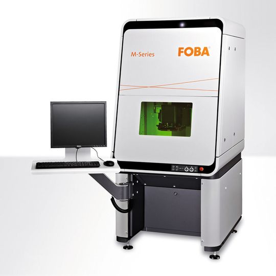 Neueste Laserbeschriftungsanlage von Foba. Neueste Laserbeschriftungsanlage von Foba.