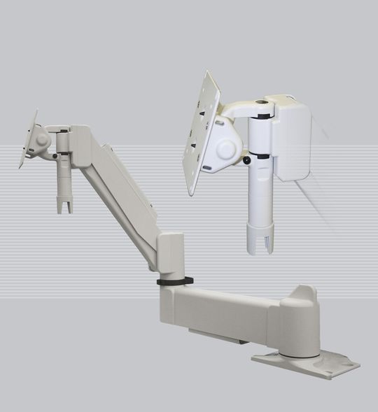 Positionierarm für die neue Workstation-Serie Olympus WM-P2.