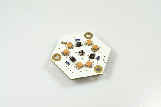Fig 3: 3D magnetic field sensor on system PCB