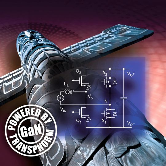 Bild 1: Die auf GaN-Technologie basierende Stromversorgung von Transphorm übertrifft die höchsten bisher mit Silizium möglichen Wirkungsgrade um mindestens ein Prozent. Bild 1: Die auf GaN-Technologie basierende Stromversorgung von Transphorm übertrifft die höchsten bisher mit Silizium möglichen Wirkungsgrade um mindestens ein Prozent.