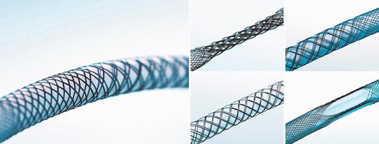 Metallflechten – nicht nur für Stents und Endoskope interessant. Bossert + Kast bietet Grundlagenforschung, kundenspezifische Entwicklungen und Prototypen- und Serienfertigung an. Metallflechten – nicht nur für Stents und Endoskope interessant. Bossert + Kast bietet Grundlagenforschung, kundenspezifische Entwicklungen und Prototypen- und Serienfertigung an.