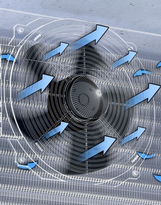 Die neuen GEA Küba market SP sind ausgestattet mit schwenkbarem Ventilatorsystem und EC Technologie. Die neuen GEA Küba market SP sind ausgestattet mit schwenkbarem Ventilatorsystem und EC Technologie.
