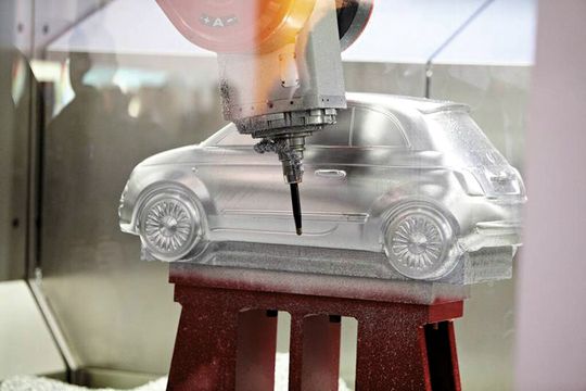 «Euromold» 2012: Modell eines Fiat 500. «Euromold» 2012: Modell eines Fiat 500.