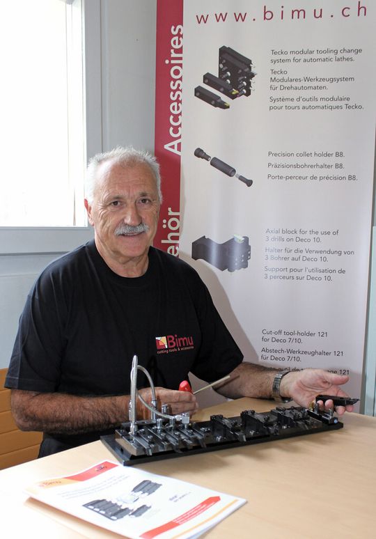 Bimu-Geschäftsführer François Beurret kann nicht nur innovative Werkzeuglösungen vorweisen, er achtet auch stets auf Innovationen in der Produktion. Bimu-Geschäftsführer François Beurret kann nicht nur innovative Werkzeuglösungen vorweisen, er achtet auch stets auf Innovationen in der Produktion.