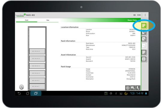 Die Datacenter-Dokumentation von Yandree steht auch per Tablet zur Verfügung. Die Datacenter-Dokumentation von Yandree steht auch per Tablet zur Verfügung.