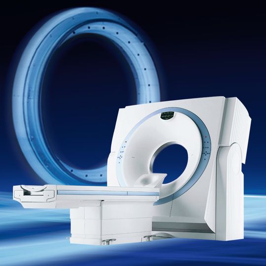 Zu den Value Added Products von Rodriguez zählt auch eine maßgeschneiderte Dreheinheit für einen Computertomographen. Zu den Value Added Products von Rodriguez zählt auch eine maßgeschneiderte Dreheinheit für einen Computertomographen.