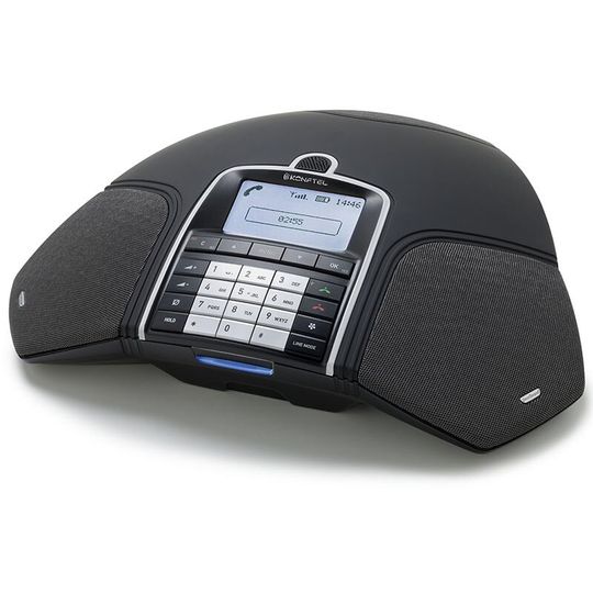Dank DECT-Anschluss und Akku ermöglicht das Konftel 300Wx Telefonkonferenzen überall im Unternehmen. Dank DECT-Anschluss und Akku ermöglicht das Konftel 300Wx Telefonkonferenzen überall im Unternehmen.