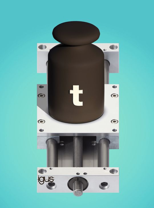 Besser gleiten als rollen: Die DryLin-Linearantriebe sind Reinraum-tauglich, ESD-kompatibel und RoHS-konform