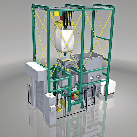 Automatische Big Bag Entleerstation