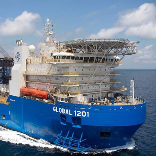 The project will see the deployment of three specialized offshore construction ships, including the Global 1201, one of the group’s largest heavy lift and pipelay vessels. The project will see the deployment of three specialized offshore construction ships, including the Global 1201, one of the group’s largest heavy lift and pipelay vessels.