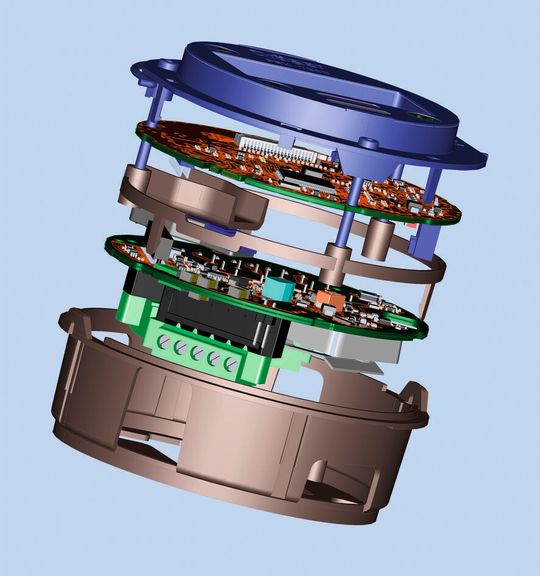 Beispiel 2: Zusammenbau der Baugruppe mit zwei Leiterplatten und mechanischem Gehäuse
