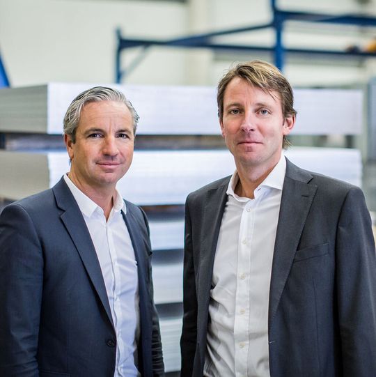 Harald L. Schedl (links) und Dr. Philip Grothe sind die neuen geschäftsführenden Gesellschafter bei Alimex.