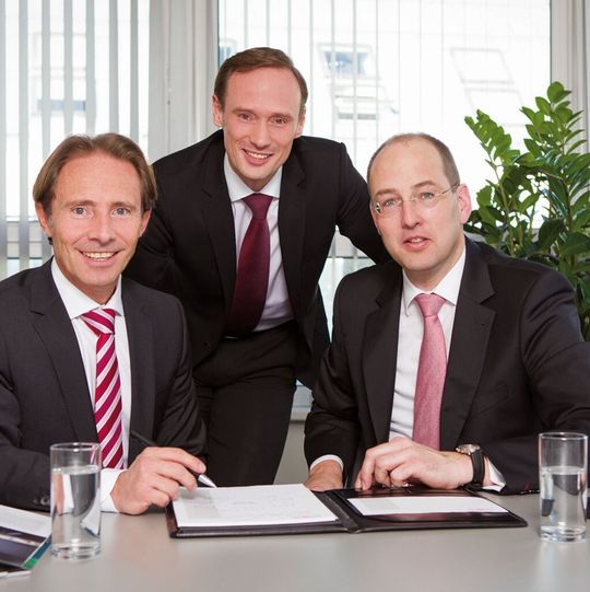 V.l.: Thomas Dieringer (COO), Michael Rösch (Vice President Finance & HR) und Uwe Krawinkel (Chief Sales Officer).
