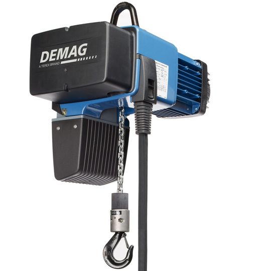 Der Demag-Kettenzug DC-Com: mit höherer FEM-Einstufung und längerer Einschaltdauer. Der Demag-Kettenzug DC-Com: mit höherer FEM-Einstufung und längerer Einschaltdauer.