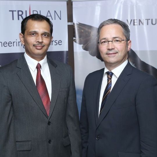 Sunil Kulkarni, Managing Director of Triplan India and Peter Stromberger, Head of board of Triplan Sunil Kulkarni, Managing Director of Triplan India and Peter Stromberger, Head of board of Triplan