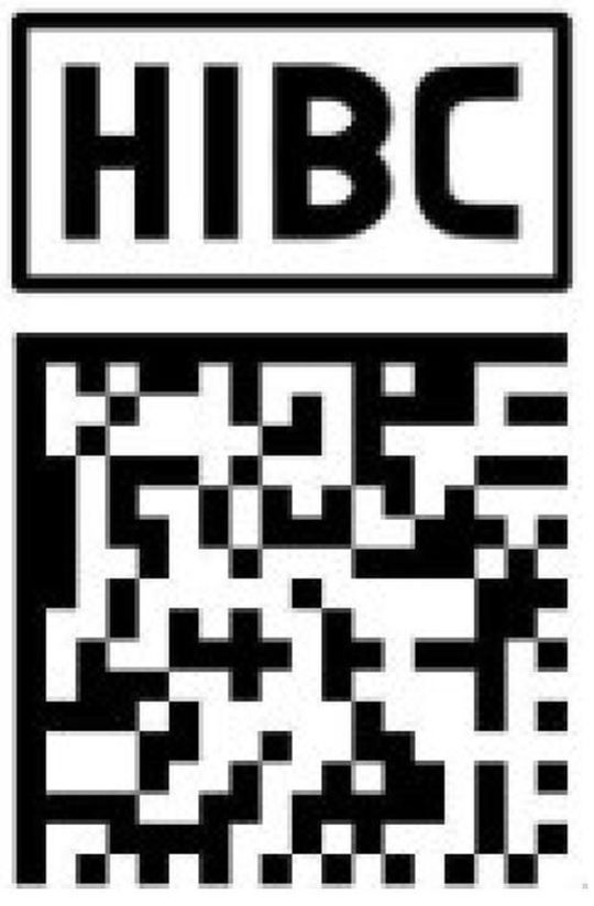 Das HIBC-Emblem ist dem Code angefügt. Es zeigt: Wo HIBC drauf steht, ist UDI drin. Das HIBC-Emblem ist dem Code angefügt. Es zeigt: Wo HIBC drauf steht, ist UDI drin.