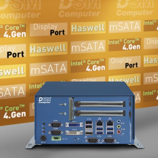 Das Hardware-Monitoring-Programm DSMP2 erlaubt es, mögliche Störungen der Industrierechner von DSM Computer (im Bild: Der Nanoserver N2) frühzeitig zu erkennen. Das Hardware-Monitoring-Programm DSMP2 erlaubt es, mögliche Störungen der Industrierechner von DSM Computer (im Bild: Der Nanoserver N2) frühzeitig zu erkennen.