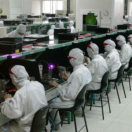 Elektronikproduktion in Shenzhen. Elektronikproduktion in Shenzhen.