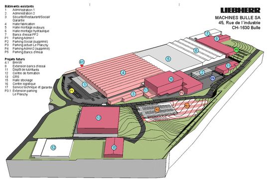 Projets de développement chez Liebherr Machines Bulle SA. Projets de développement chez Liebherr Machines Bulle SA.