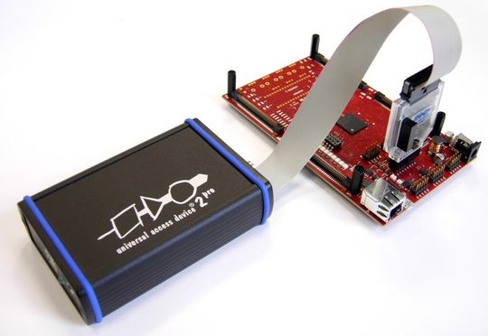 UAD2 von PLS: ermöglicht den Zugang zum Target über die Debug-Schnittstelle UAD2 von PLS: ermöglicht den Zugang zum Target über die Debug-Schnittstelle