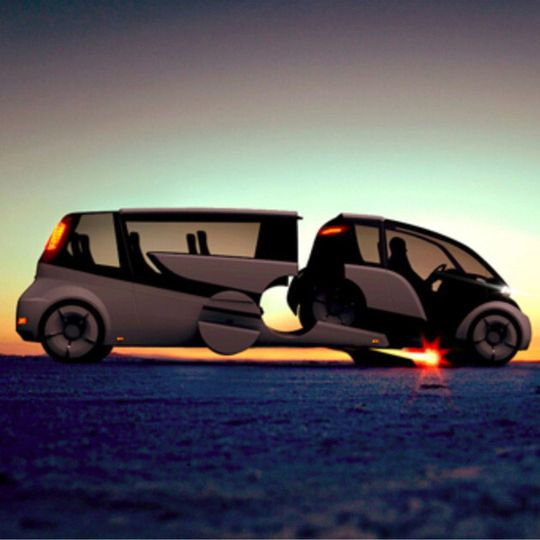 Kleinstwagen mit Transporter-Option: Das Konzept „Split and go“. Kleinstwagen mit Transporter-Option: Das Konzept „Split and go“.