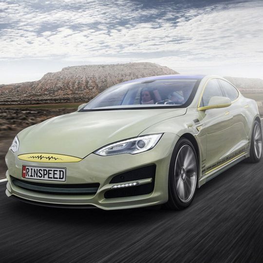 Der XChange basiert auf dem Tesla Model S. Der XChange basiert auf dem Tesla Model S.
