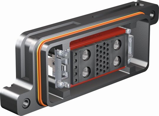 Anbau- und Tüllengehäuse in Schutzart IP 68 für den modularen Steckverbinder Anbau- und Tüllengehäuse in Schutzart IP 68 für den modularen Steckverbinder