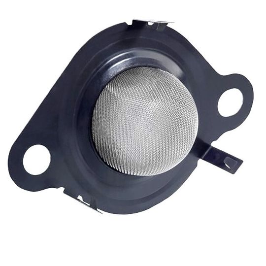 Eine Metalllagen-Dichtung Metaloseal für den Hochtemperaturbereich mit integrierter Filterfunktion und Vormontageclips. Eine Metalllagen-Dichtung Metaloseal für den Hochtemperaturbereich mit integrierter Filterfunktion und Vormontageclips.