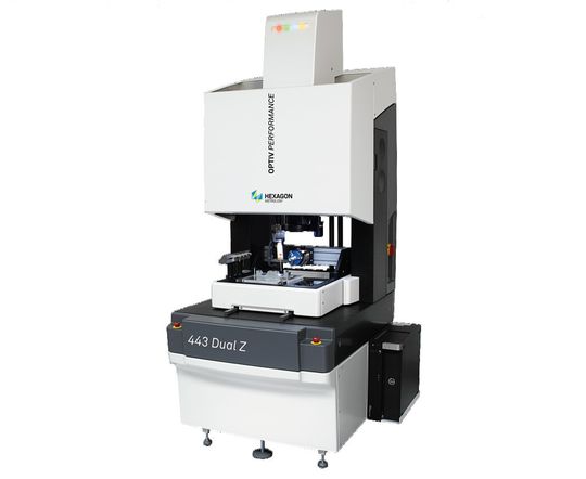 Die Kombination von optischen und mechanischen Sensoren gewährleistet eine schnelle und kontaminationsfreie Messung mit dem Multisensorgerät Optiv Performance von Hexagon. Die Kombination von optischen und mechanischen Sensoren gewährleistet eine schnelle und kontaminationsfreie Messung mit dem Multisensorgerät Optiv Performance von Hexagon.