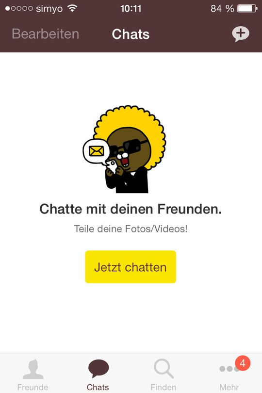 Die Oberfläche von KalkaoTalk entspricht in etwa dem Umgang mit WhatsApp.