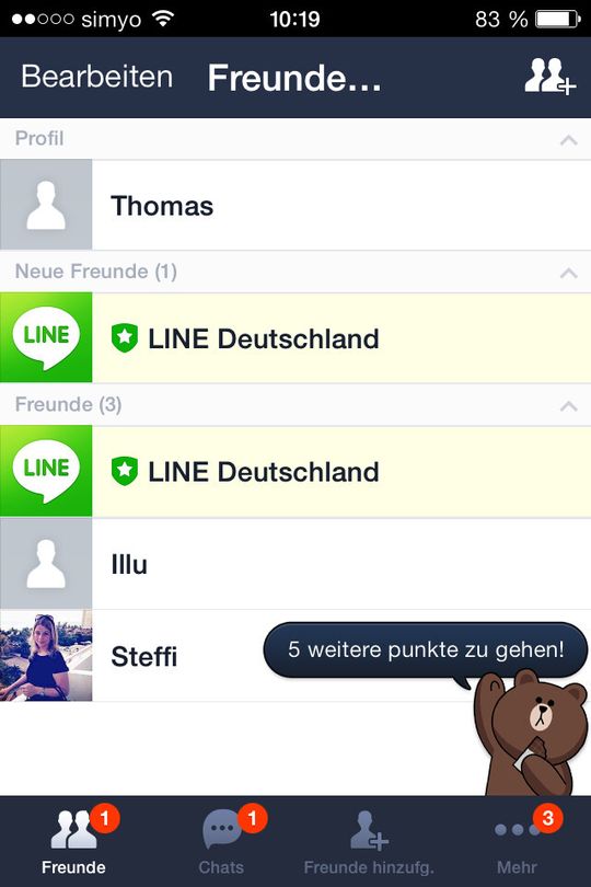 Line ähnelt ebenfalls WhatsApp und bietet eine große Benutzerbasis.