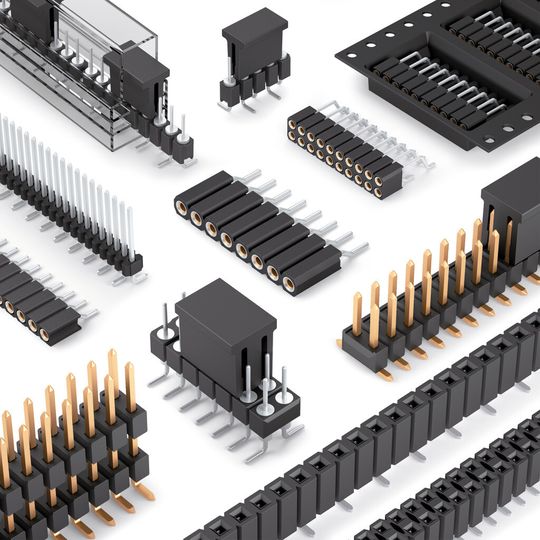 Bild 1: Standard-Leiterkarten für SMD-Technik in verschieden Ausführungen. Unterschiedliche Verpackungsformen – Stangenmagazin und Tape & Reel. Bild 1: Standard-Leiterkarten für SMD-Technik in verschieden Ausführungen. Unterschiedliche Verpackungsformen – Stangenmagazin und Tape & Reel.