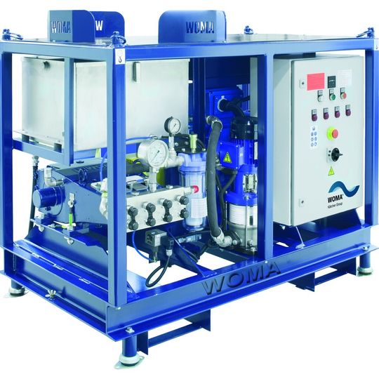 Höchstdruck-Reinigungsgerät für hartnäckige Ablagerungen und Verschmutzungen an Rohren und Wärmeübertragern.