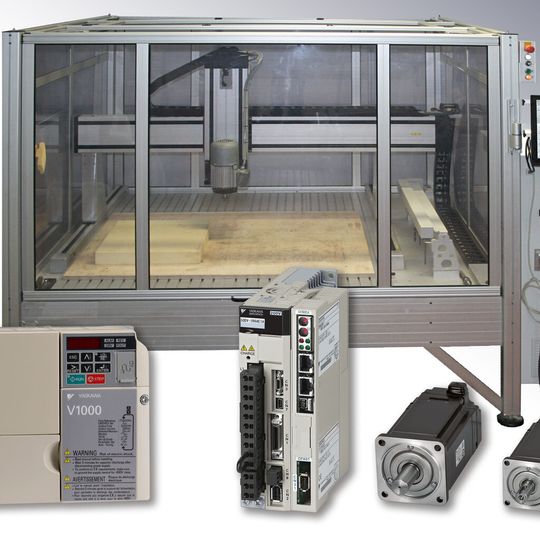Mit Servoantrieben und passendem Frequenzumrichter ausgerüstete CNC-Maschinen bieten eine hohe Dynamik und Genauigkeit.