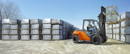 Un des nombreux produits de manutention proposés par Toyota.