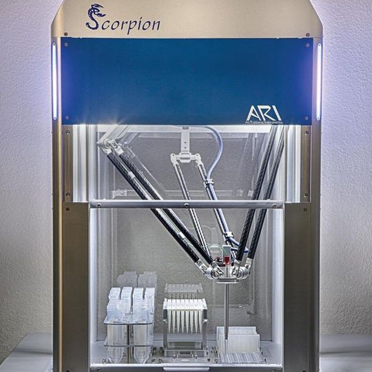Der neue „Scorpion“ Hochgeschwindigkeitsdispenser von Art Robbins Instruments Der neue „Scorpion“ Hochgeschwindigkeitsdispenser von Art Robbins Instruments