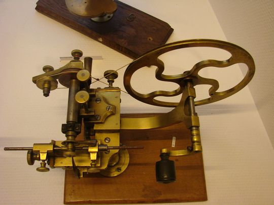Appareil d'horloger du musée Japy. Appareil d'horloger du musée Japy.