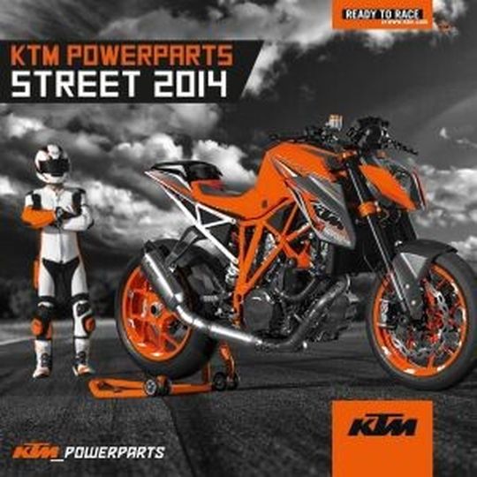 Der neue KTM PowerParts Street-Katalog 2014 ist da. Der neue KTM PowerParts Street-Katalog 2014 ist da.