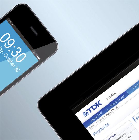 Smartphones und Tablet-PCs: MLCCs mit erhöhtem Serienwiderstand eignen sich besonders zur zuverlässigen und verlustarmen Entstörung von Geräten der mobilen Elektronik. Smartphones und Tablet-PCs: MLCCs mit erhöhtem Serienwiderstand eignen sich besonders zur zuverlässigen und verlustarmen Entstörung von Geräten der mobilen Elektronik.
