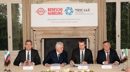The signing ceremony for the multi-million-Euro project was held in Padua, Italy. The signing ceremony for the multi-million-Euro project was held in Padua, Italy.